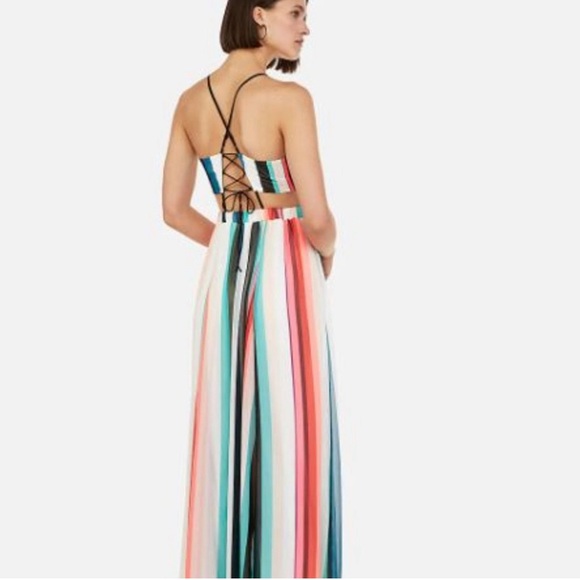 Striped colorful long dress - Picture 6 of 6